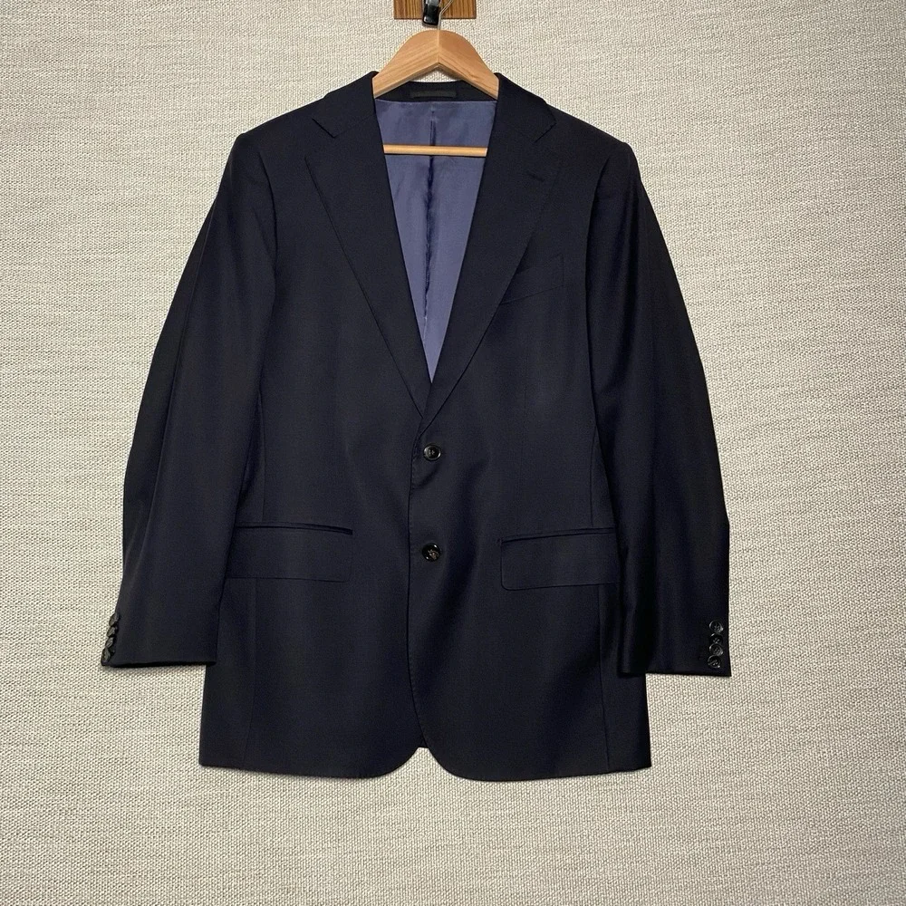 Suitsupply Blazer Jacket 48 (38R) Mens Lazio VBC 2B 2V Navy READ - Picture 2 of 10